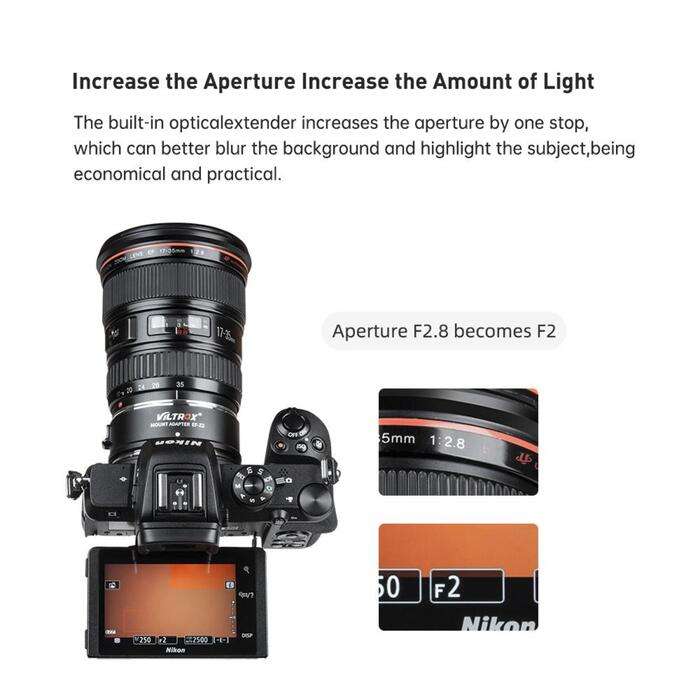 Viltrox EF-Z2 speedbooster | Canon EF na Nikon Z (DX)