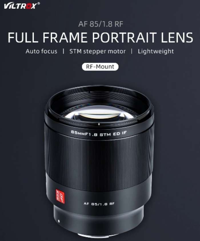 Viltrox AF 85 mm f/1,8 Canon RF