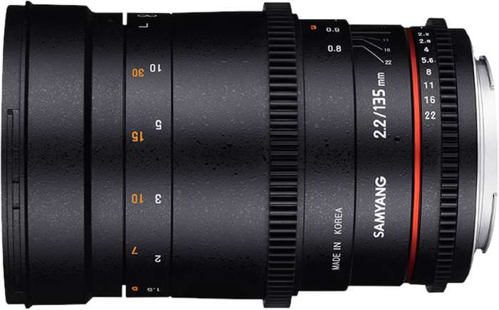 Samyang 135mm T2.2 VDSLR ED UMC Canon EF