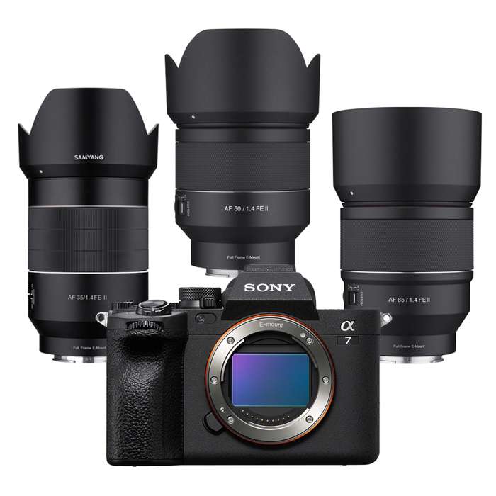 Sony A7 IV samyang wedding set | 35 | 50 | 85