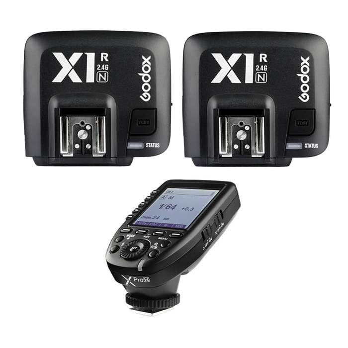 Godox X Set | TTL Nikon | Xpro Rádiový odpalovač + 2x přijímač