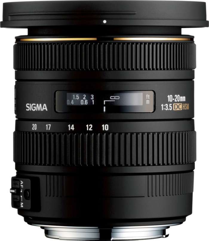 Sigma 10-20 mm f/3,5 EX DC HSM Canon