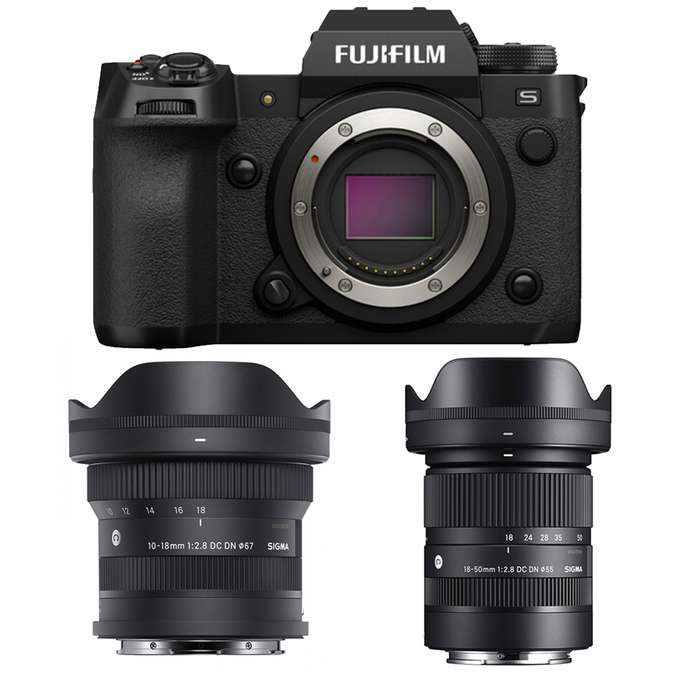 FUJIFILM X-H2S light zoom set | 10-18 | 18-50