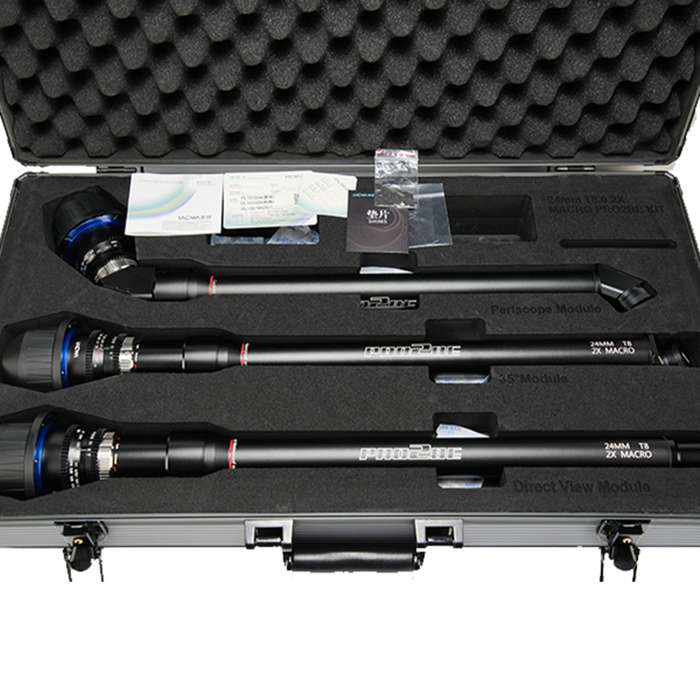 Laowa 24 mm T8 2X Macro Pro2be | 0° | 35° | 90° | Set | + Adaptér na L-Mount