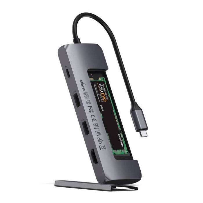 USB Hub Satechi Aluminium USB-C + 1TB SSD