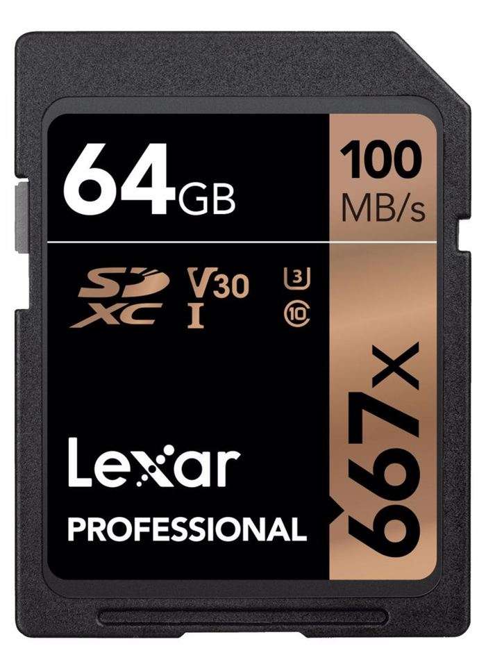 Lexar Pro 667x SDXC UHS-I U3 64 GB