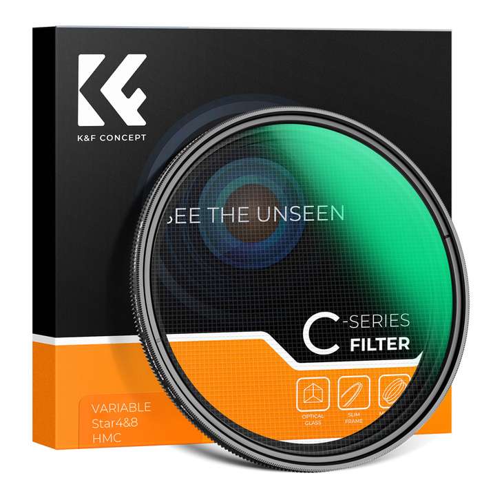 K&F 82MM Variable 4-8 Star Filter