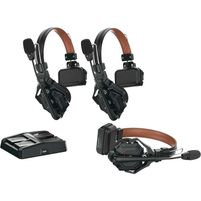 Hollyland Solidcom C1 Pro Wireless Intercom System 3x Headset