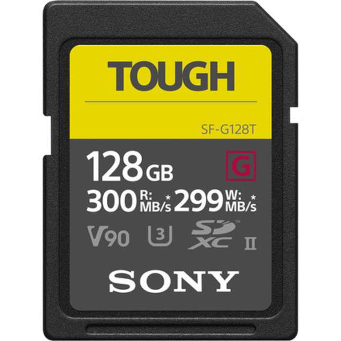 Sony sdxc Tough SF-G 128GB V90 U3 UHS-II