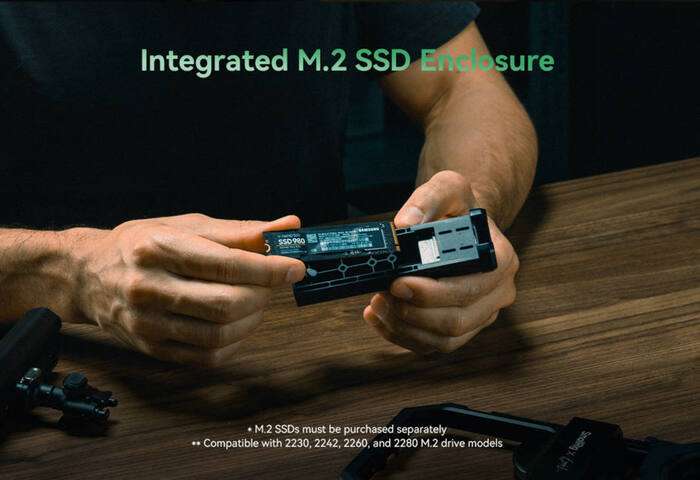 Smallrig 4596 All-In One Mobile video kit | klec  s integrovaným 1 TB SSD diskem