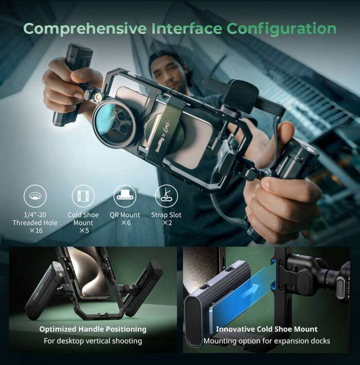 Smallrig 4596 All-In One Mobile video kit | klec  s integrovaným 1 TB SSD diskem