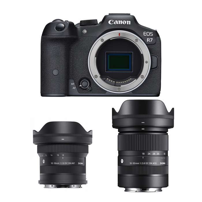 Canon EOS R7 | Sigma zoom set | 10-18 | 18-50