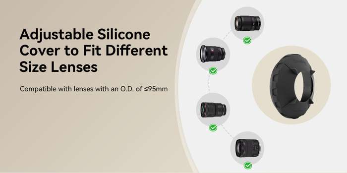 SmallRig 3646 Teleprompter  | set  Čtecí zařízení pro 11" tablet  + rail systém