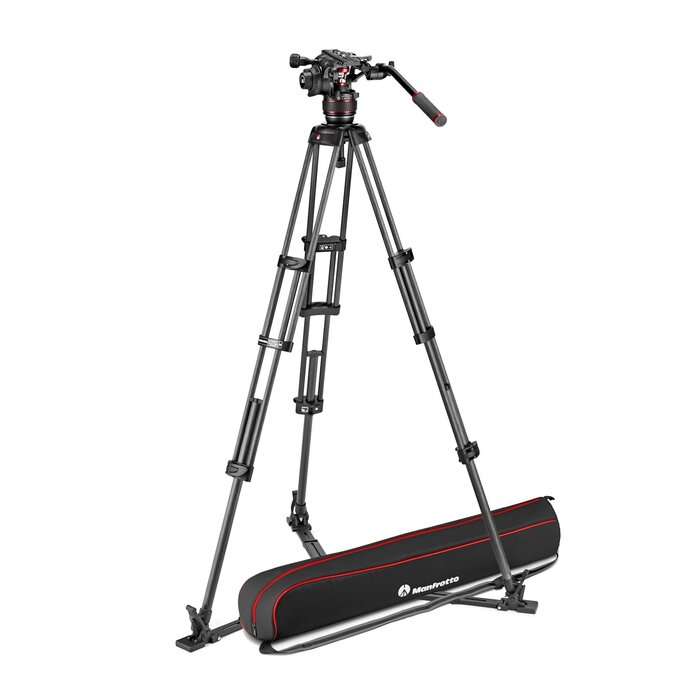 Manfrotto Nitrotech 608 + CF twin | set video stativu s hlavou