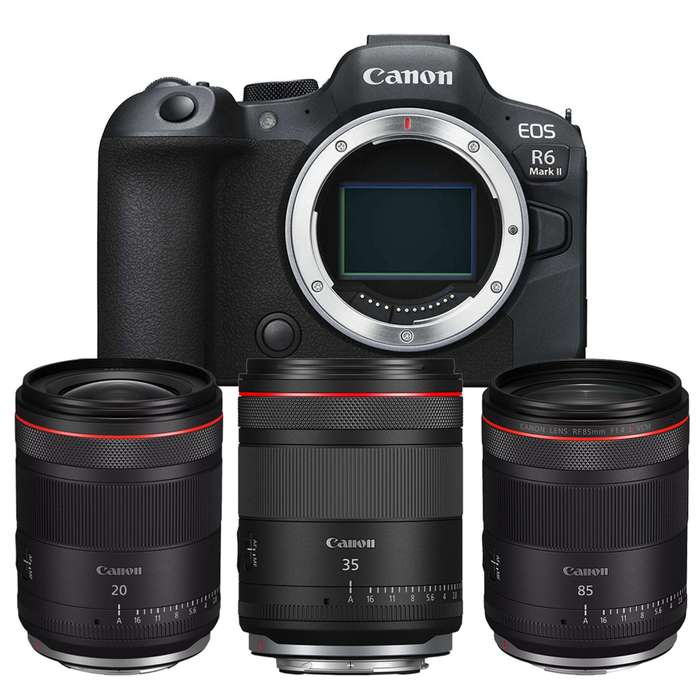 Canon R6 II Wedding set | 20 | 35 | 85