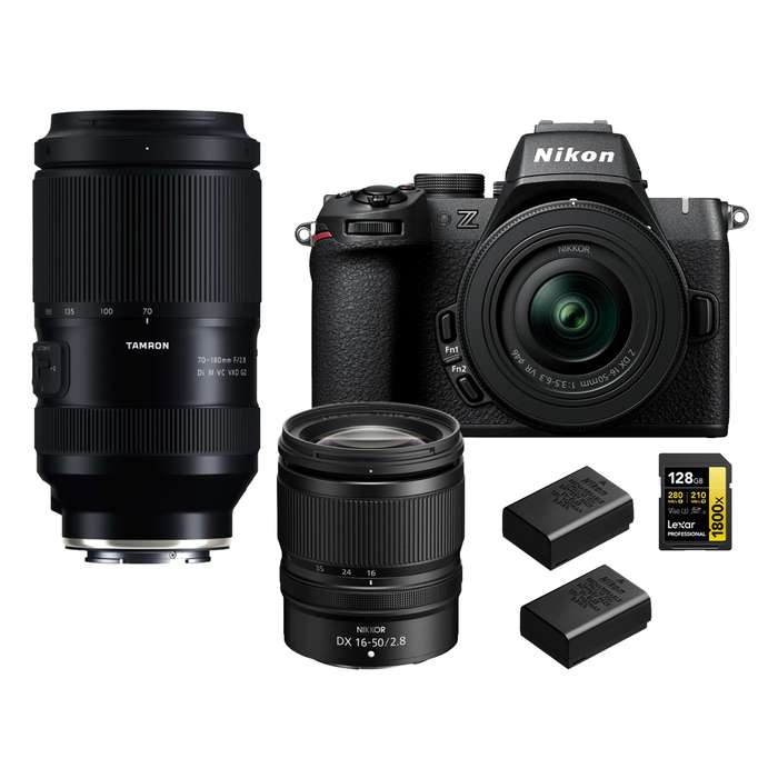 Nikon Z50 II + 16-50/2.8 + 70-180/2.8