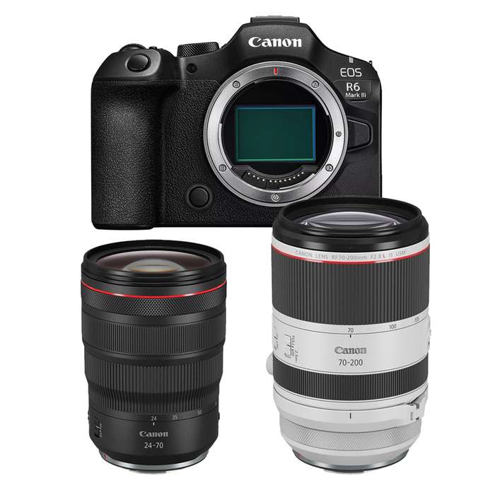 Canon EOS R6 Mark III | Zoom set | 24-70 | 70-200