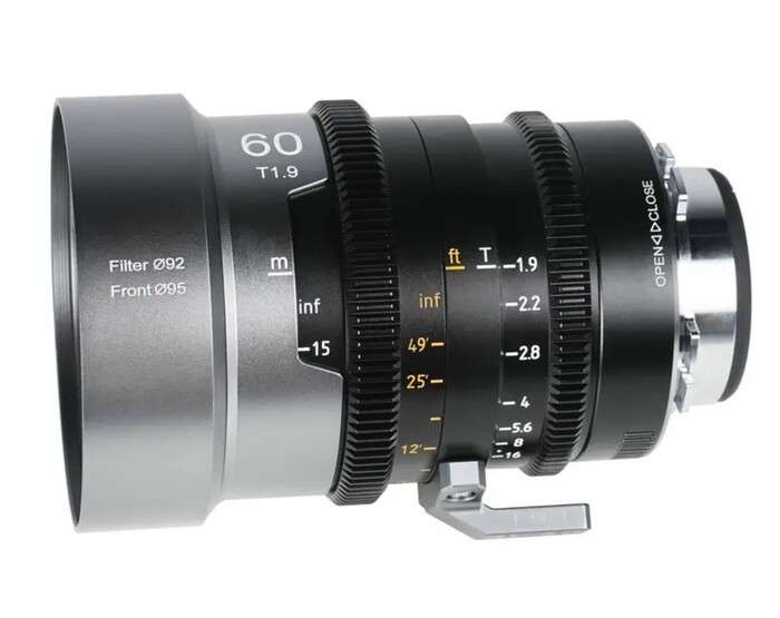 SIRUI IronStar 60mm T1.9 1.5x Anamorphic Full Frame  |  Neutral Flare  | PL-Mounts