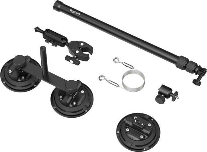 SmallRig 5843 Car mount pro akční kamery | Set s teleskopickou tyčí