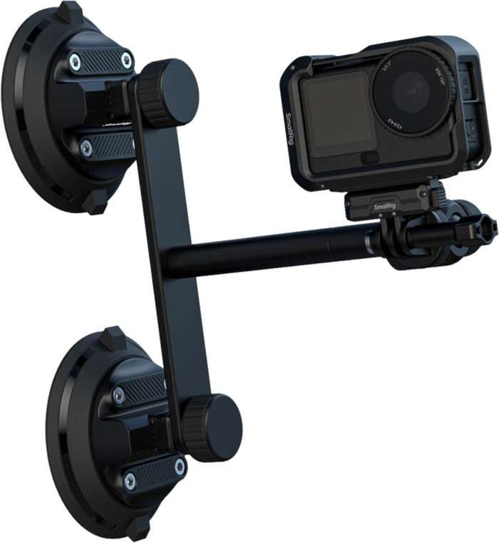 SmallRig 5843 Car mount pro akční kamery | Set s teleskopickou tyčí