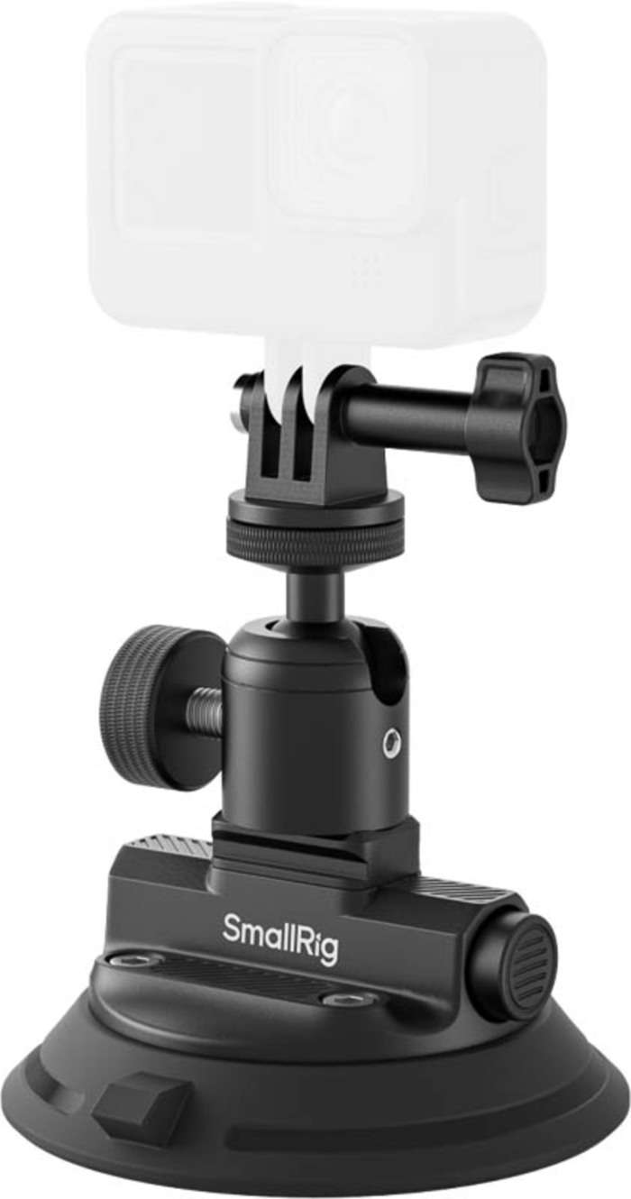 SmallRig 5843 Car mount pro akční kamery | Set s teleskopickou tyčí