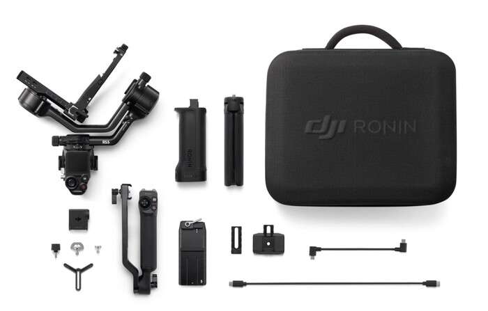 DJI RS 5 Combo | gimbal s nosností 3  Kg