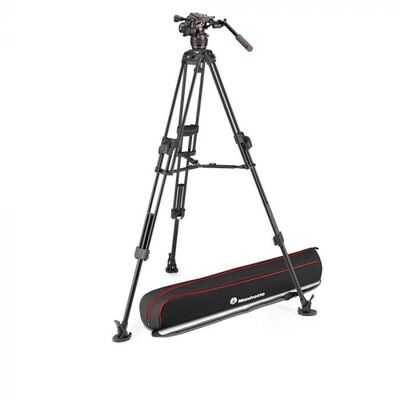 Manfrotto Nitrotech 608 + 645 Fast Twin Alu Tripod