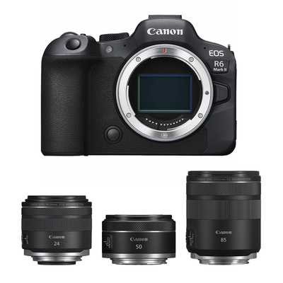 Canon R6 II light and travel set | 24 | 50 | 85