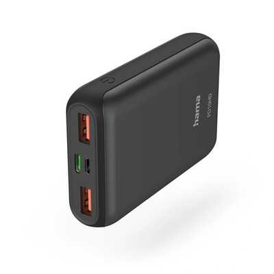 Hama PD10-HD powerbanka, 10000 mAh,  1x USB-C, 2x USB-A, PD, max. 18 W/3 A | Powerbanka