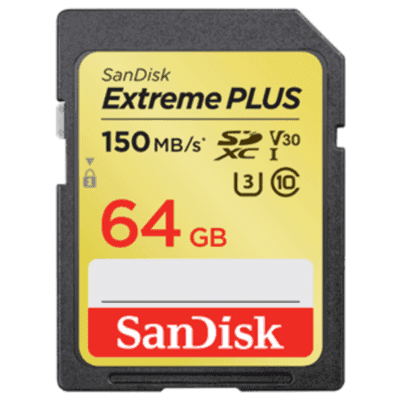 SanDisk Extreme Plus SDHC 64 GB 150 MB/s