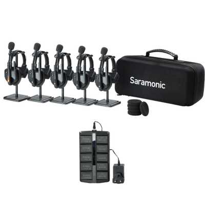 Saramonic WiTalk9 WT5S 5-Person Full-Duplex | 5x Headset