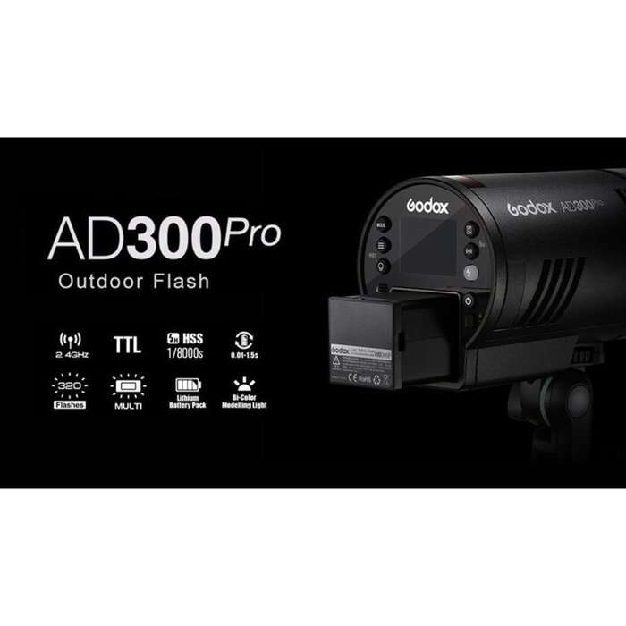 GODOX AD300Pro | BATERIOVÝ BEZDRÁTOVÝ BLESK