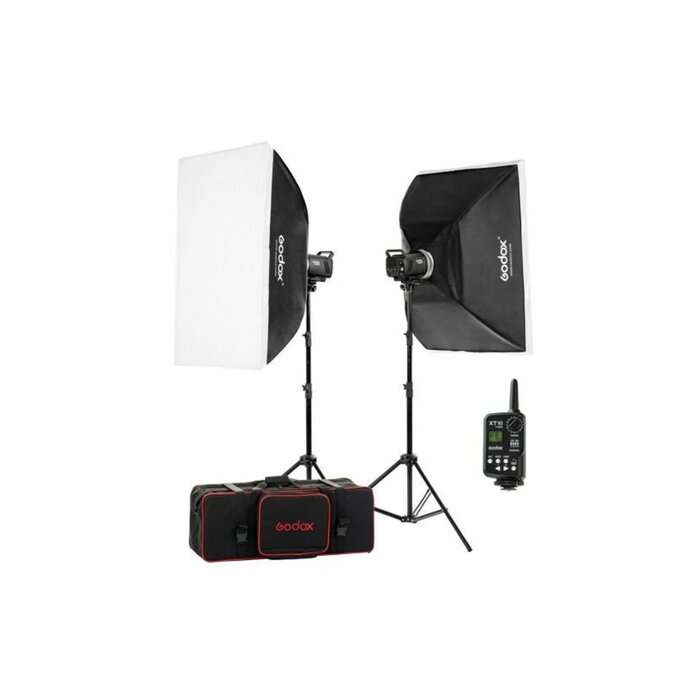 Godox MS300-F, 2x blesk MS300 300Ws s příslušenstvím