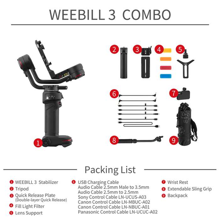 Zhiyun Weebill 3 Combo | gimbal