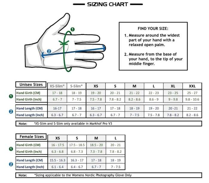 Fotografické rukavice Vallerret Markhof Pro V3 XS