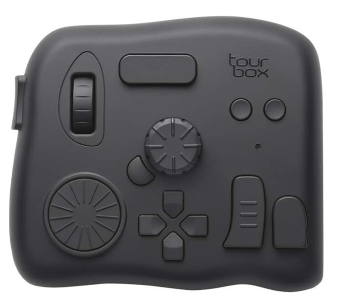 TourBox | ELITE Bluetooth konzole pro úpravu fotografií, videí a grafiky