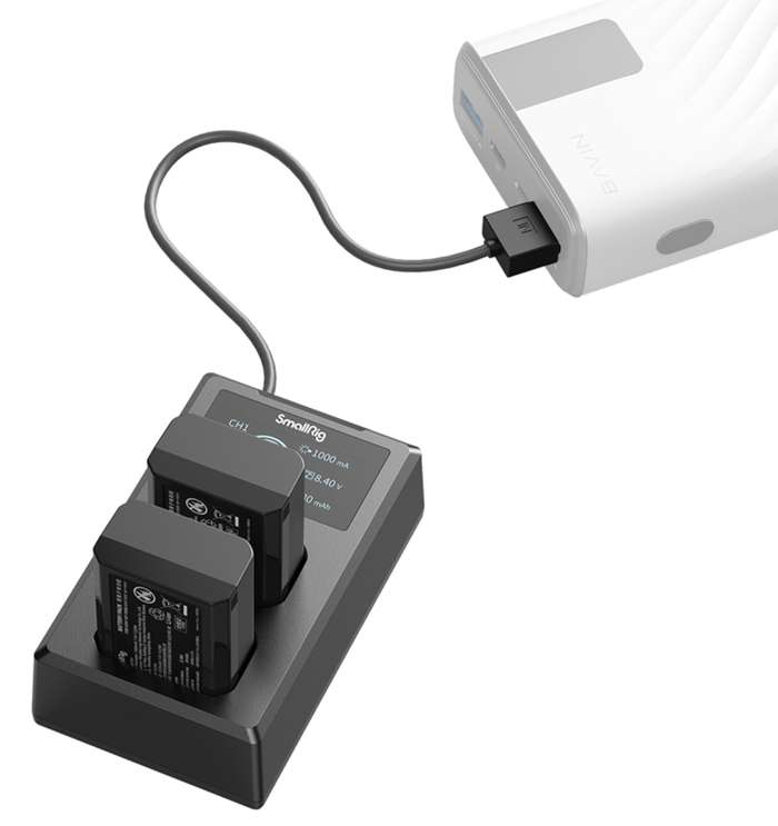 Smallrig 3818 NP-FW50 Battery & Charger Kit | Set dvou baterií a nabíječky