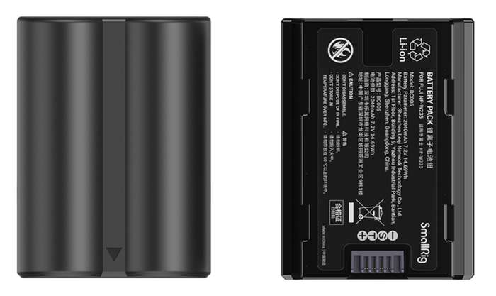 Smallrig 3822 Fuji NP-W235 Battery & Charger Kit | Set dvou baterií a nabíječky