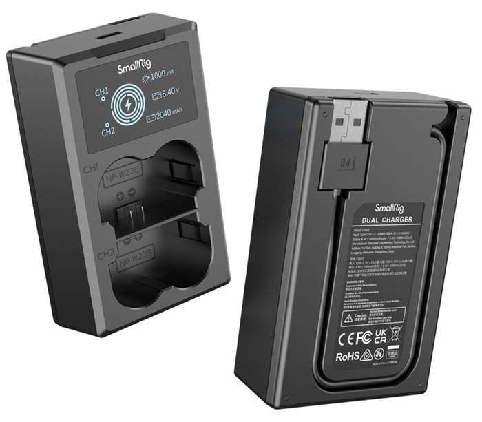 Smallrig 3822 Fuji NP-W235 Battery & Charger Kit | Set dvou baterií a nabíječky