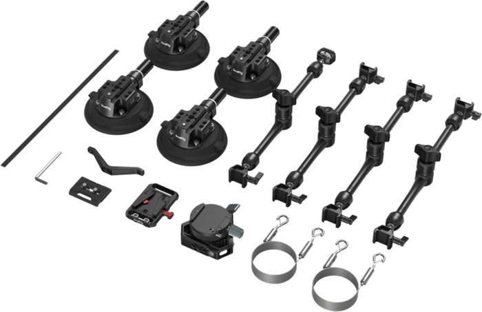 Smallrig 3565B Suction Cup 4-Arm with camera car mount Kit SC-15K | Set pro montáž kamery na auto