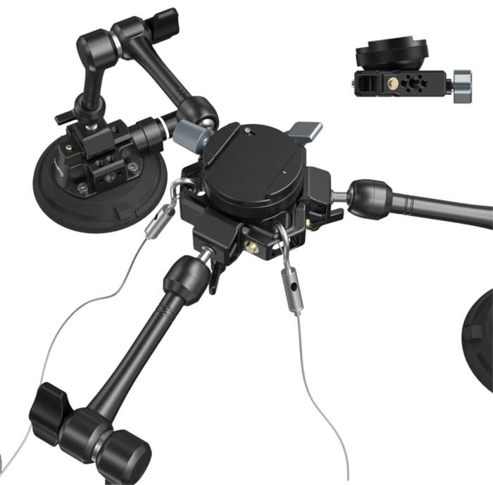 Smallrig 3565B Suction Cup 4-Arm with camera car mount Kit SC-15K | Set pro montáž kamery na auto