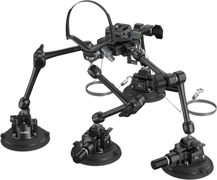 Smallrig 3565B Suction Cup 4-Arm with camera car mount Kit SC-15K | Set pro montáž kamery na auto