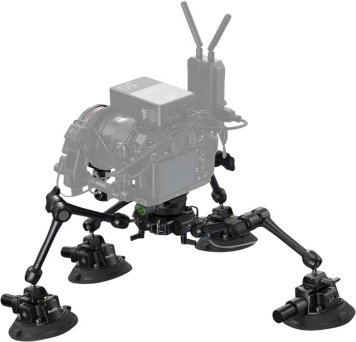 Smallrig 3565B Suction Cup 4-Arm with camera car mount Kit SC-15K | Set pro montáž kamery na auto