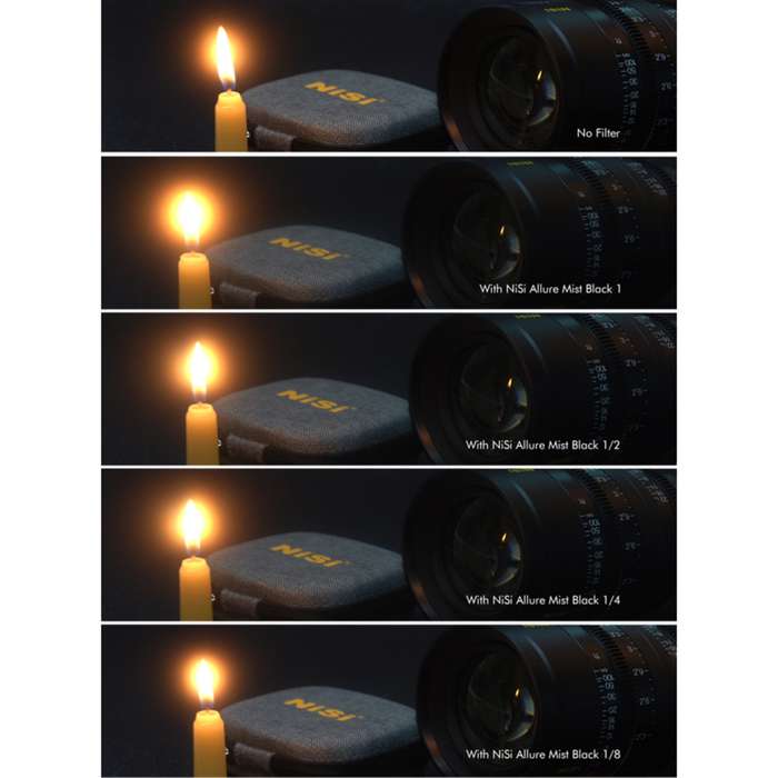 Nisi Cine Filter Allure Mist White 4x5.65" (1/4) | 100 x 140 Mist filtr