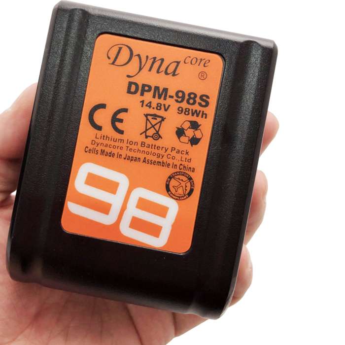 Dynacore V-Mount Battery Tiny series DPM-98S(R) 98Wh 14,8V for Red Cameras