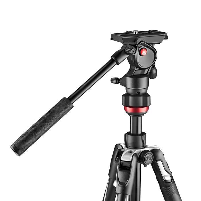Manfrotto Befree Live Aluminium tripod lever, vide | Cestovní video stativ