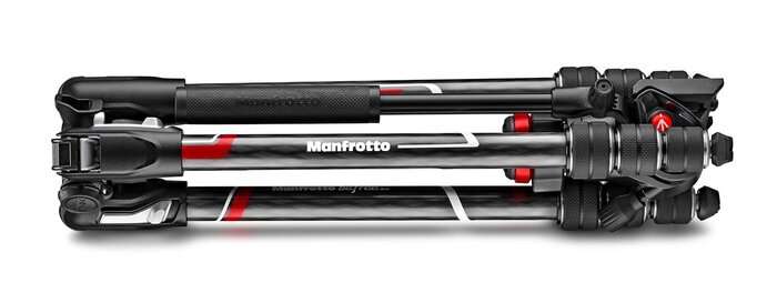 Manfrotto Befree live Carbon fibre tripod twist | Cestovní video stativ | MVKBFRTC-LIVE