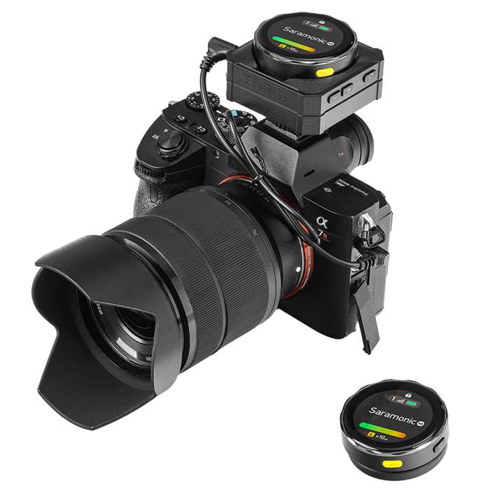 Saramonic BlinkMe B2 Bezdrátový mikrofonní systém TX+TX+RX | 2 X BEZDRÁTOVÝ MIKROFON | STEREO