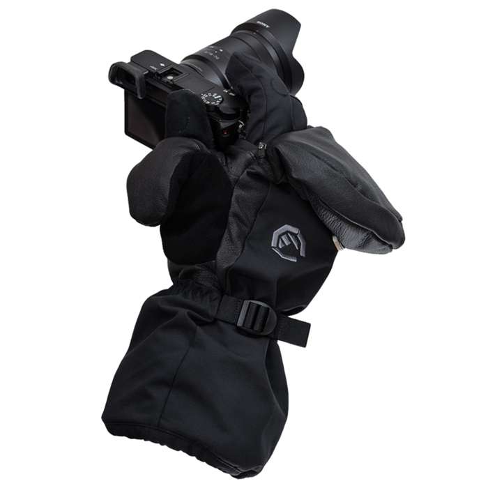 Fotografické rukavice Vallerret Alta Arctic Mitt: Black XL