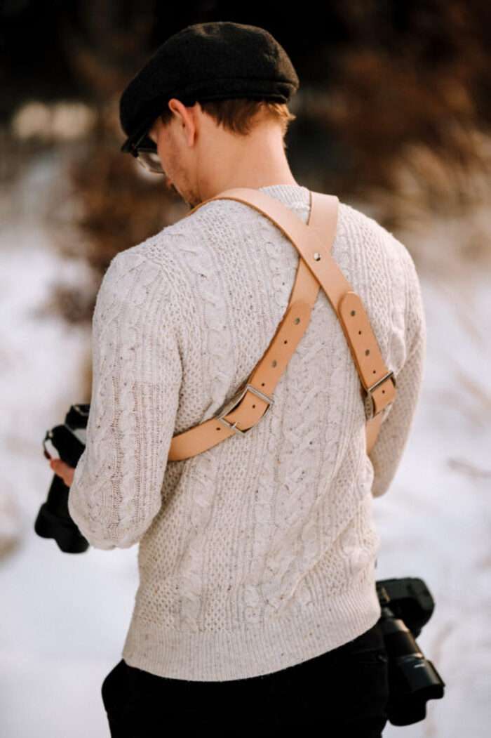 BlackDog Double Strap Natural | Popruh na dvě těla | L/XL